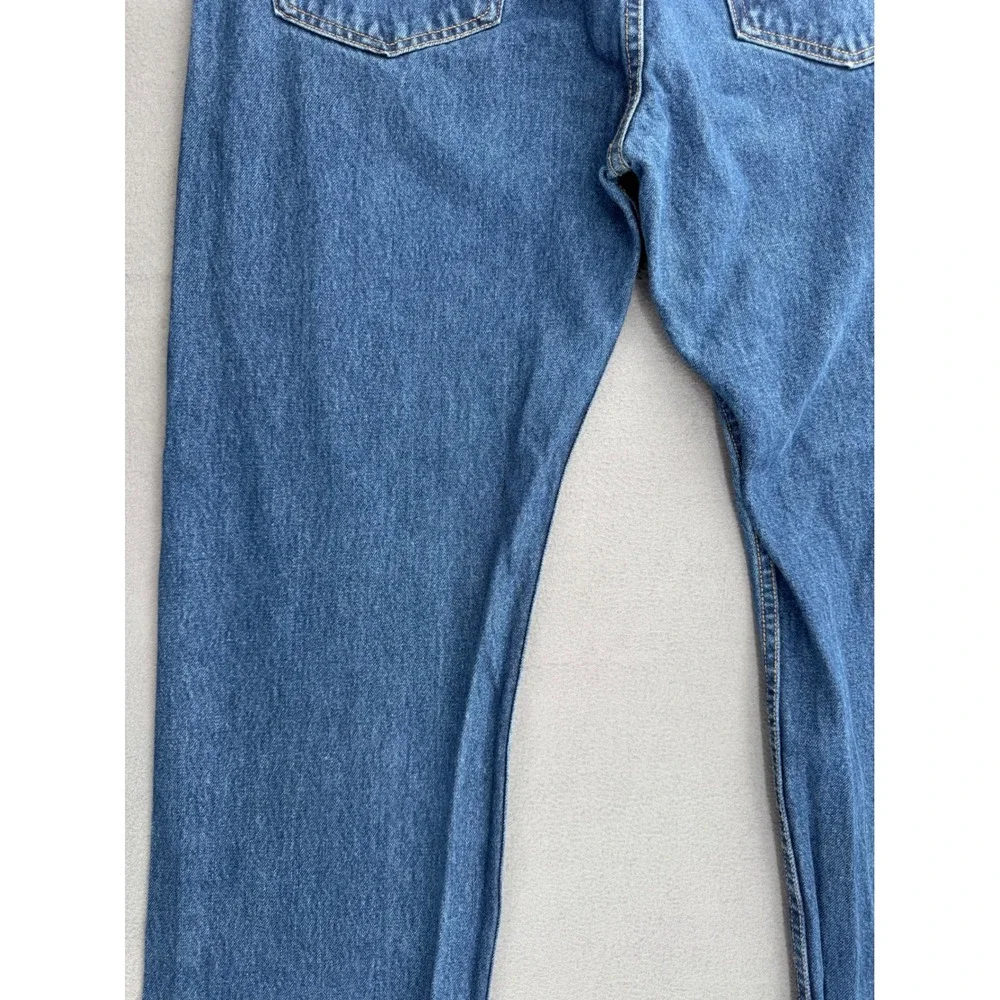 Levi's 505 Regular Fit Jeans 36x30 Straight Leg Denim Denim Classic Workwear